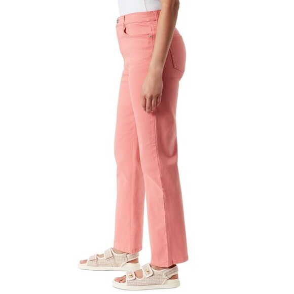 Gloria Vanderbilt Women's Amanda Colored Twill Straight-Leg Slimming Jeans 14 - Picture 3 of 7